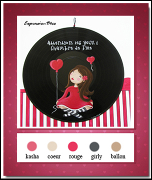 vinyle chambre de fille