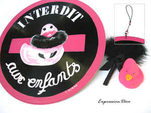 Vinyle Déco INTERDT aux enfants